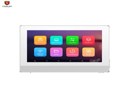 Chnlan A7 7" Android 8.1 8x20w Tablet Wifi Blue In Wall Mounted Amplifier For Smart Home Audio System